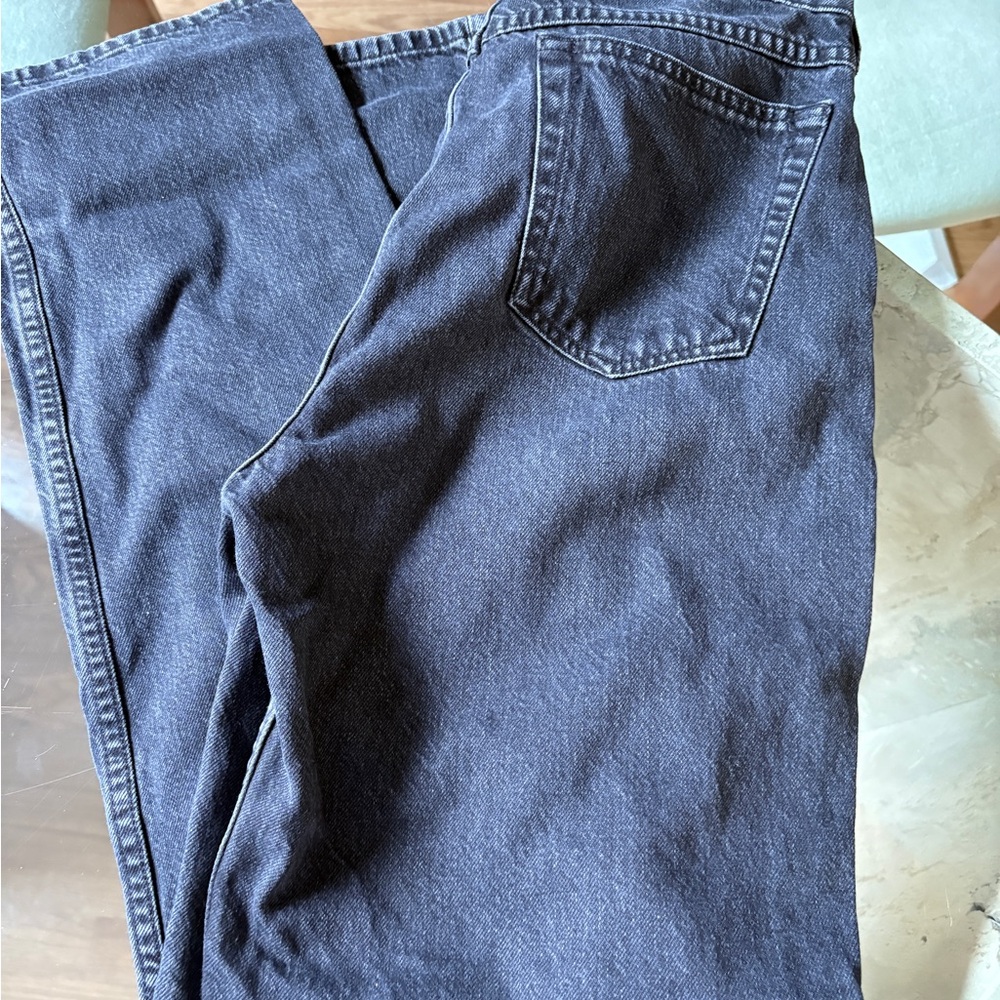 Frame Denim in inkwell Le High straight jeans - Picture 9 of 14